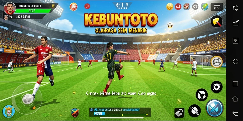 Tampilan gameplay KEBUNTOTO yang mendebarkan dan seru.